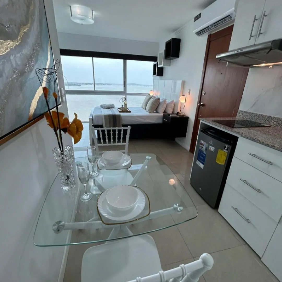 Ecusuites Studio Two Riverfront Con Jacuzzi Hidro Privado Guayaquil Appartamento
